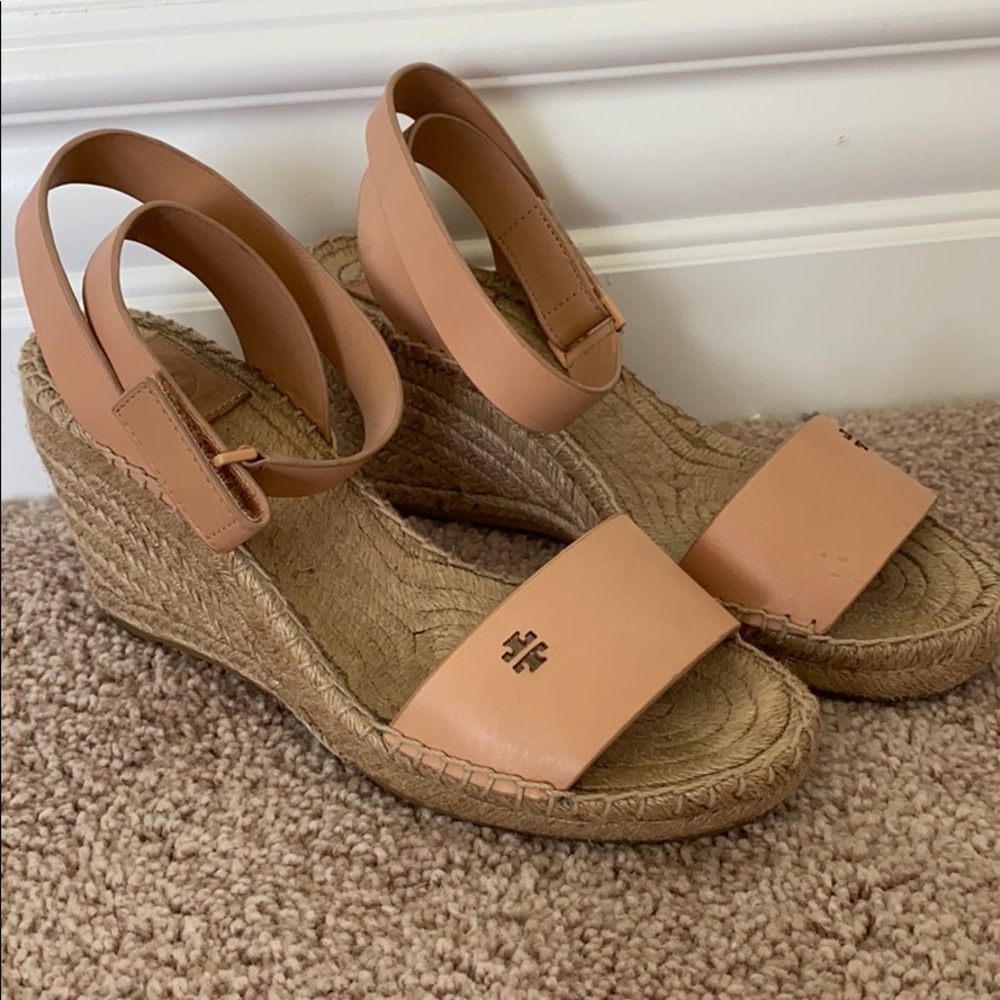 SOLD Tory Burch wedge espadrilles